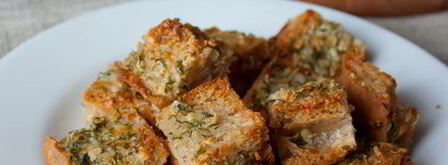 чесночные сухарики из чабатты. Шаг 6