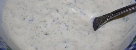 дарницкие сухарики с соусом на основе йогурта. Шаг 3