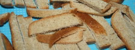 дарницкие сухарики с соусом на основе йогурта. Шаг 4