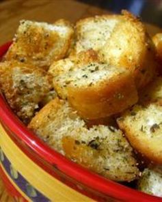 Домашние сухарики для Цезаря