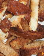 Домашние сухарики в духовке