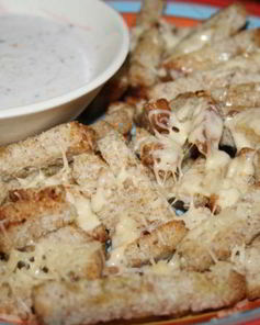 Пшеничные сухарики с сыром