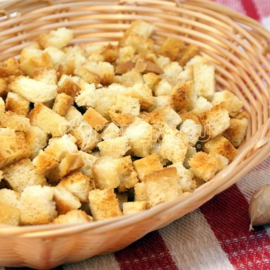 Рецепт сухариков аппетитных