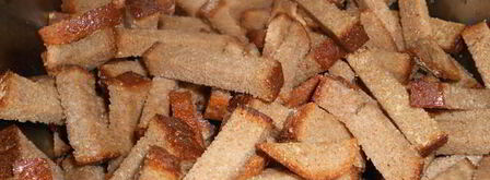 сухарики ржаные с чесноком. Шаг 6