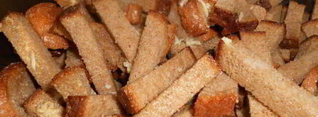 сухарики ржаные с чесноком. Шаг 7