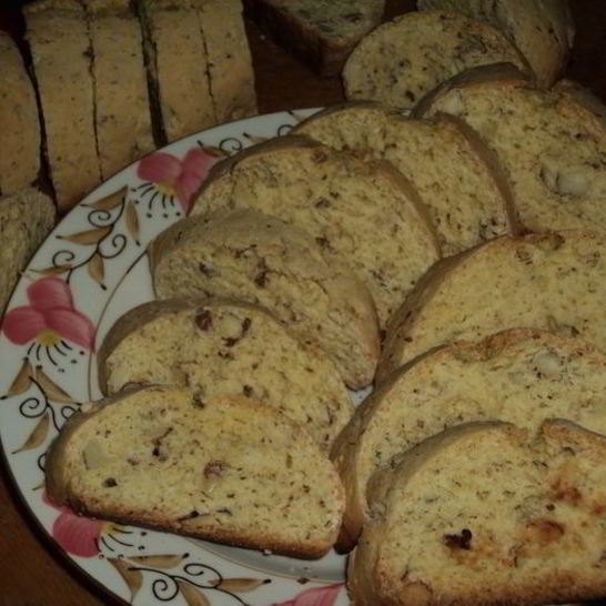 Рецепт сухариков с миндалем