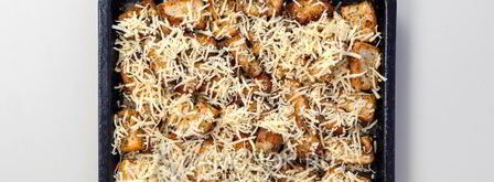 сухарики с сыром в духовке. Шаг 10