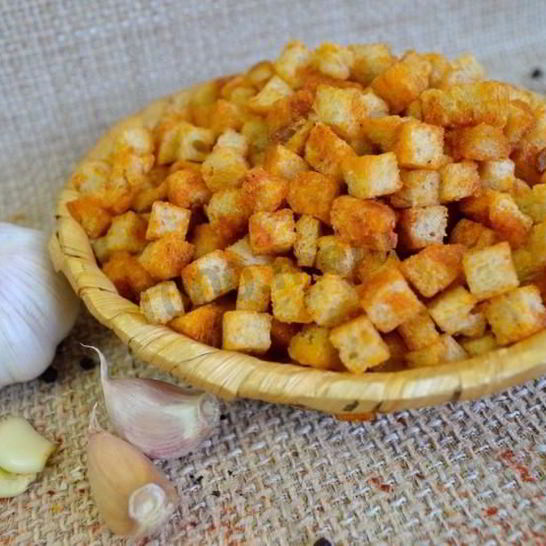 Рецепт сухариков в духовке из хлеба