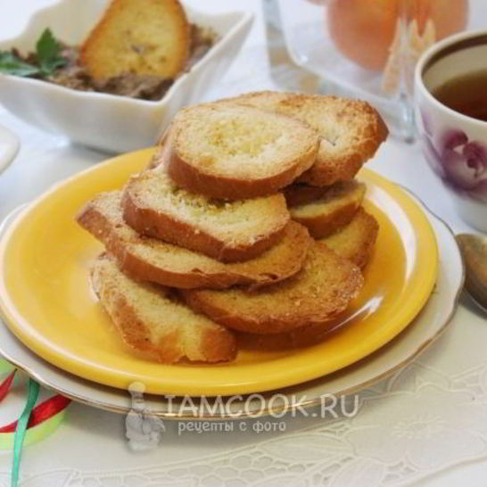Рецепт сухариков закусочных
