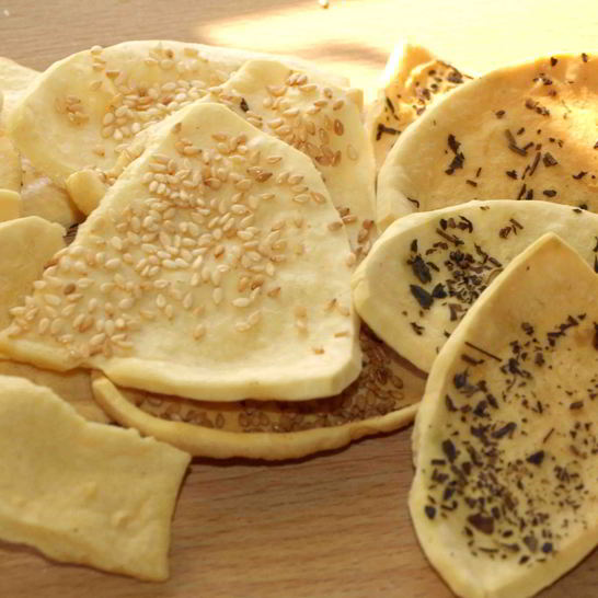 Рецепт сырных сухариков