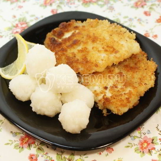 Рецепт тилапии в сухариках