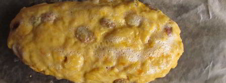 тыквенные сухарики с изюмом. Шаг 7