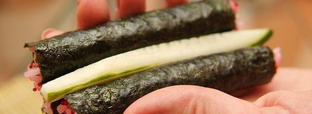 кадзари-суши цветок. Шаг 7