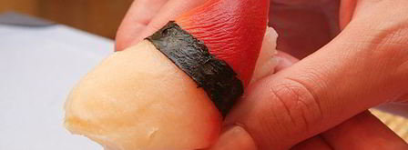 нигири-суши с хоккигаем. Шаг 9