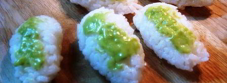 нигири-суши с лососем. Шаг 4