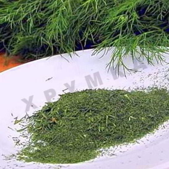 Рецепт сушеного укропа в духовке