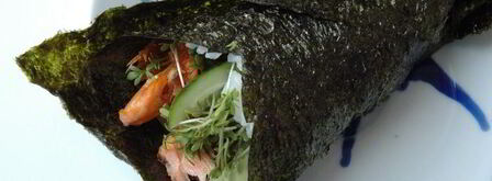 суши-ролл с семгой. Шаг 10