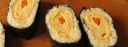 суши с омлетом цыплята. Шаг 22