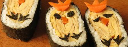 суши с омлетом цыплята. Шаг 23