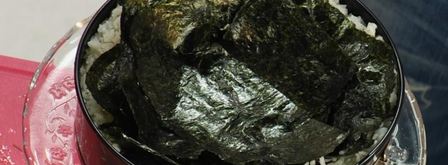 суши-торт с кальмарами и огурцами. Шаг 4