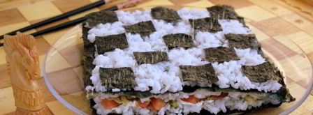 суши торт закусочный. Шаг 13