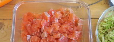 суши торт закусочный. Шаг 7