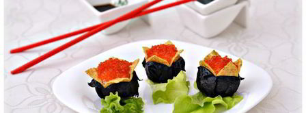 суши восточный цветок. Шаг 12