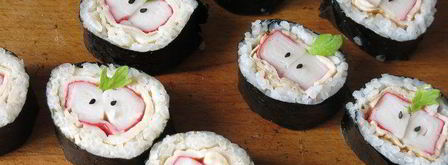 суши яблоки с крабовыми палочками. Шаг 22