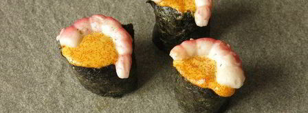 суши, запеченные со спайси соусом с крабовыми палочками. Шаг 12