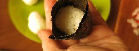 суши, запеченные со спайси соусом с крабовыми палочками. Шаг 7