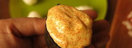 суши, запеченные со спайси соусом с крабовыми палочками. Шаг 10