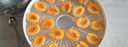 сушка абрикосов в электросушилке. Шаг 8