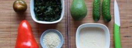 сыроедческие суши. Шаг 3