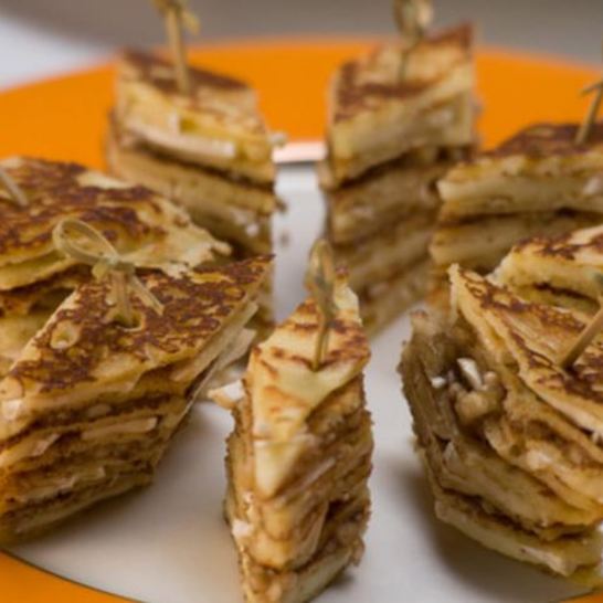 Рецепт блинных сэндвичей