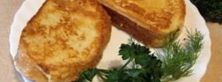 горячий сэндвич с лососем. Шаг 12