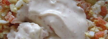 исландский сэндвич с лососем и креветками. Шаг 3