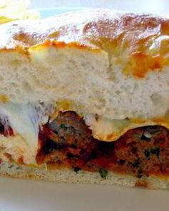 Сэндвич с фрикадельками