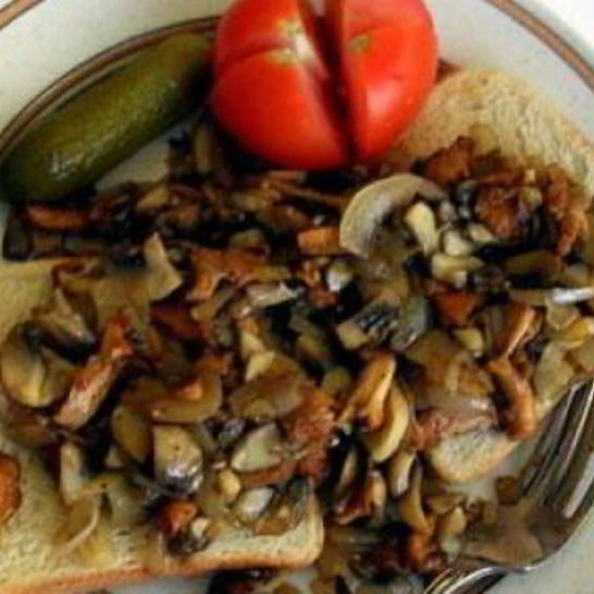 Рецепт сэндвича с грибами