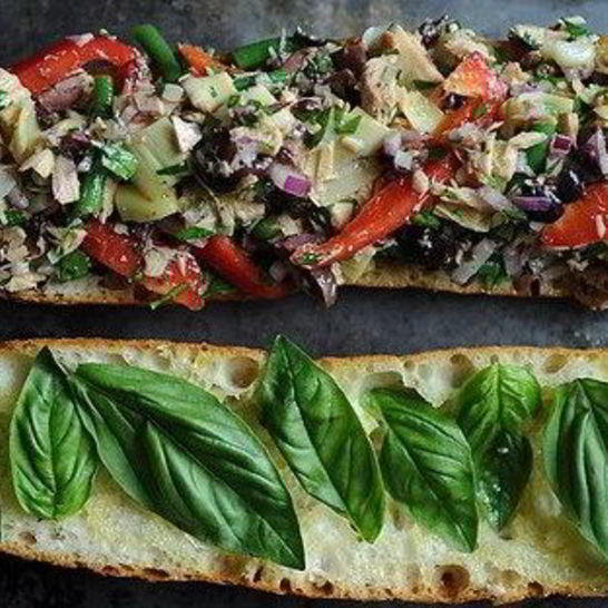 Рецепт сэндвича с тунцом, артишоками и паприкой