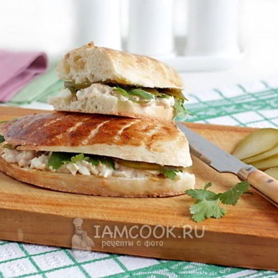 Рецепт сэндвича с тунцом