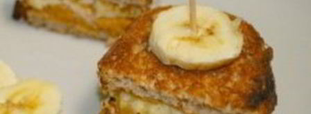 сэндвичи с арахисовым маслом и бананами. Шаг 7