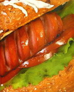 Сэндвичи с жареными сосисками