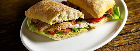 теплый сэндвич с куриной грудкой. Шаг 11