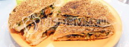 вегетарианский сэндвич. Шаг 7