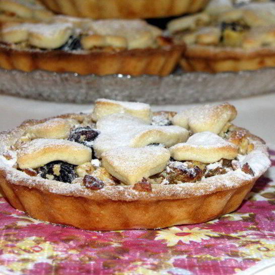 Рецепт бельгийских тарталеток с фруктово-ореховой начинкой