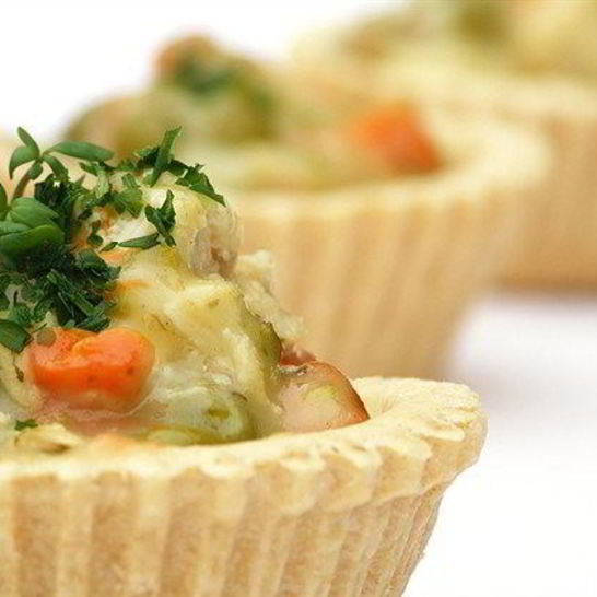 Рецепт овощных тарталеток