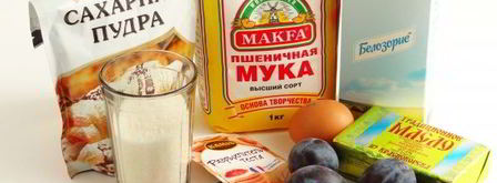 песочные тарталетки с пудингом и сливой. Шаг 3