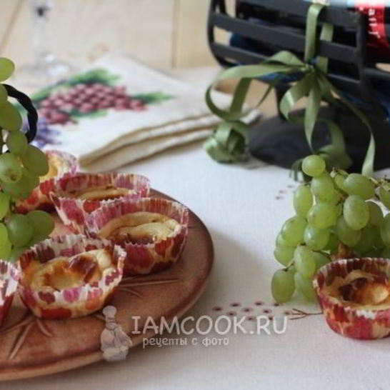 Рецепт тарталеток с козьим сыром и медом