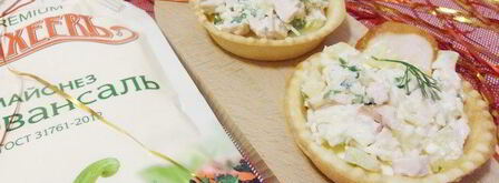 тарталетки с курицей и ананасом. Шаг 13