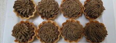 тарталетки с печеночно-грибной начинкой. Шаг 10